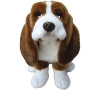 Faithful Friends Basset Hound soft and cuddly 12 inch handmade toy dog