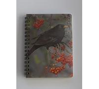 Faithful Friends BLACKBIRD 3D NOTEBOOK WITH STUNNING EFFECTIVE 3 DIMENSIONAL COVER AND RULED PAGES
