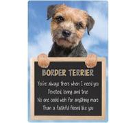 Faithful Friends BORDER TERRIER 3D SIGN