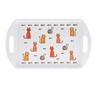 Faithful Friends Cats Small Serving Food White Tray w/
