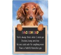 Faithful Friends DACHSHUND 3D SIGN