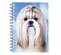 Faithful Friends SHIH-TZU 3D NOTEBOOK WITH STUNNING EFFECTIVE 3 DIMENSIONAL COVER AND RULED PAGES