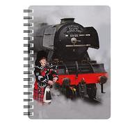 Faithful Friends SteamTrain Flying Scotsman with piper 3D Notebook STUNNING LENTICULAR 3D EFFECT