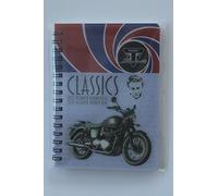 Faithful Friends TRIUMPH BONNEVILLE STEVE MC QUEEN TRIBUTE BIKE Notebook AMAZING 3D EFFECT