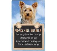 Faithful Friends YORKSHIRE TERRIER 3D SIGN