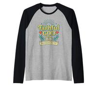 Faithful God Deuteronomy 7:9 Christian Raglan Baseball Tee