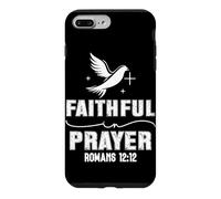 Faithful in Prayer Romans 12:12 Vintage Typography Design Case for iPhone 7 Plus/8 Plus