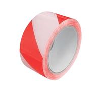 Faithful Laminated Self-Adhesive Hazard Tape Red/White 50mm x 33m
