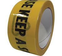 Faithful Laminated Self-Adhesive Hazard Tape Social Distance Black/Yellow 50mm x 33m