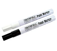 Faithful Paint Marker Pen Black & White 2 Pack