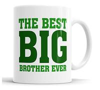 Faithful Prints Big Brother Mug - Funny Gift for Brother - Green