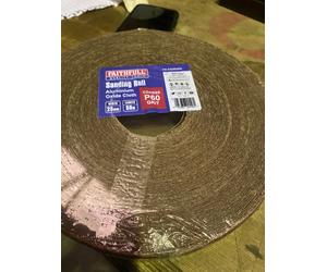 Faithful Sanding Roll 25mm x 50m P60 Grit