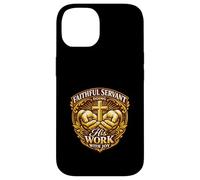 Faithful Servant Christian Ministry Religious Cross Case for iPhone 14