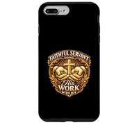 Faithful Servant Christian Ministry Religious Cross Case for iPhone 7 Plus/8 Plus