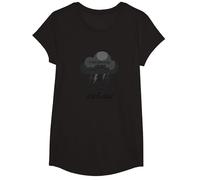 Faithful Through Storms: All My Life Inspirational Quote T-Shirt, Girls, Black, Small