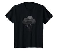 Faithful Through Storms: All My Life Inspirational Quote T-Shirt, Kids, Black, 10 Years