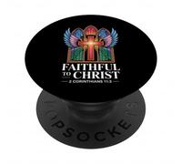 Faithful To Christ Cross 2 Corinthians 11:3 Devotion PopSockets Adhesive PopGrip