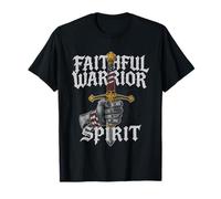 Faithful Warrior Spirit American Christian Beliver Patriotic T-Shirt