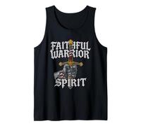 Faithful Warrior Spirit American Christian Beliver Patriotic Tank Top