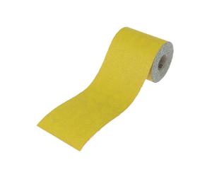 Faithfull 000047 Aluminium Oxide Sanding Paper Roll Yellow 115Mm X 50M 120G