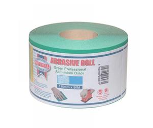 Faithfull 000276 Aluminium Oxide Sanding Paper Roll Green 115Mm X 50M 60G