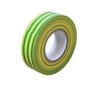 Faithfull PVC Electricial Tape Yellow / Green 19mm 20m