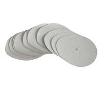 Faithfull 125mm Paper Sanding Disc 125mm Assorted Pack of 10
