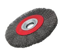 Faithfull 0320032130 Wire Wheel 200 X 25mm, 32mm Bore, 0.30mm Wire Faiwbww200