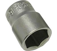 Faithfull SOC1221 21mm Hexagon Socket Chrome Vanadium 1/2-inch Drive