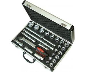Faithfull 1/2in Drive 26 Piece Metric Socket & Accessory Set FAISOC1226M