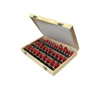 Faithfull 1/2in TCT Router Bit Set, 35 Piece