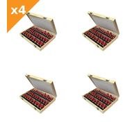 Faithfull 1/2in TCT Router Bit Set, 35 Piece - 4 Pack