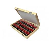 Faithfull 1/2In Tct Router Bit Set, 35 Piece Multi Colour (One Size)