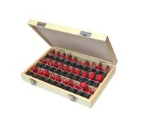 Faithfull 1/4in TCT Router Bit Set, 30 Piece - FAIRBS30