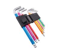 Faithfull Metric Multicoloured Hex Key Set - 9 Piece