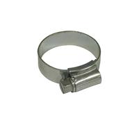 Faithfull 1 Hose Clip - Zinc Mszp 25 - 35Mm in Silver Faithfull Silver