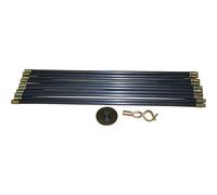 Faithfull 10 Piece Drain Rod Set