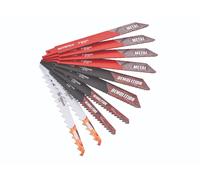 Faithfull Sabre Recip Reciprocating Saw Blade Set 10 Piece Set FAISBSSET10C