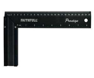 Faithfull 10in 250mm Prestige CNC 90° Try Square Anodised Aluminium,FAICS10CNC