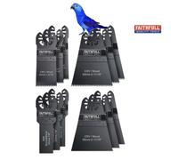 Faithfull Oscillating Blade Set FAIMFKIT12 – 12pc Metal/Wood/Plastic, fits most brands