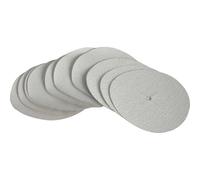 Faithfull 125mm Paper Sanding Disc 125mm Assorted Pack of 10