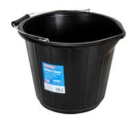 Faithfull 14 Litre (3 Gallon) Black Builders Bucket
