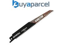 Faithfull 14027144 S611DF Bi-Metal Sabre Saw Blade Demolition 150mm 6 TPI (Pack