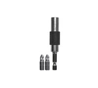 Faithfull 15° Flexi Bit Holder 75Mm & Pz2(X2) Bits