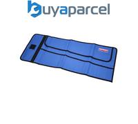 Faithfull FAITR15 15 Pocket Tool Roll Includes Zip Up Compartment, Blue