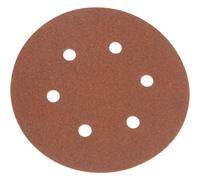 Faithfull FAIAD15060H Hook & Loop Sanding Disc DID2 Holed 150mm x 60g (Pack of 25)