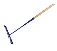 Faithfull Tarmac Rake Wood Handled 16T Round
