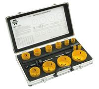 Faithfull 16 Piece Universal Hole Saw Kit