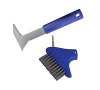 Faithfull 1631+1635 Auto-Lock Patio Steel Brush & Weeder Faipatkit