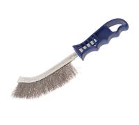 Faithfull 17130001 Wire Scratch Brush Steel Red Handle